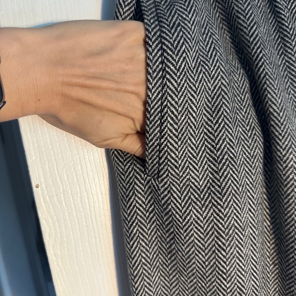 Vintage Valentino Herringbone Pattern Midi Skirt - Picture 3 of 8